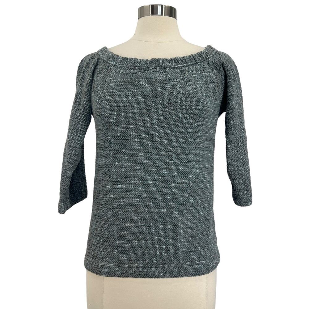 Humanoid 3/4 Sleeve Sweater Top MISSING SIZE TAG